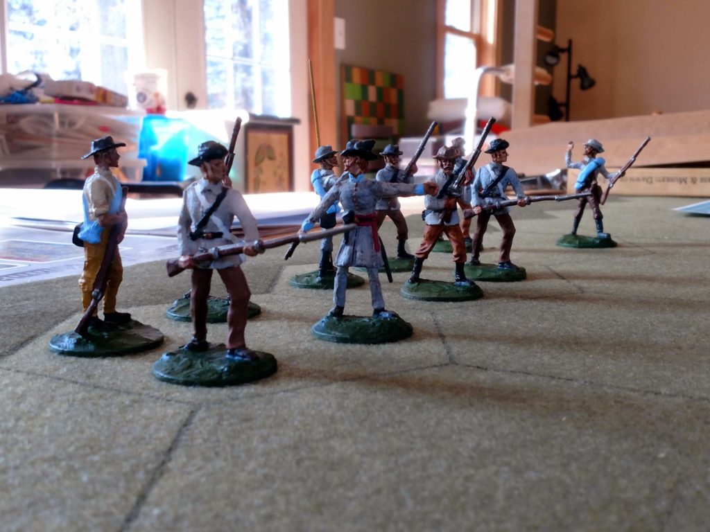 54mm Confederate Infantry